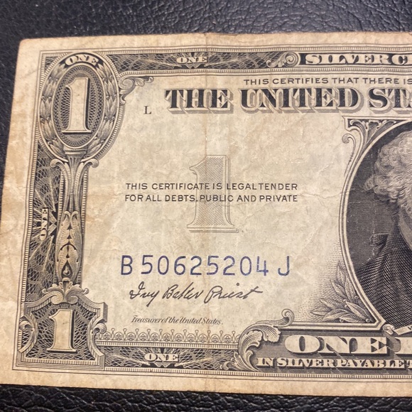 One dollar silver certificate 1935 - Picture 4 of 8